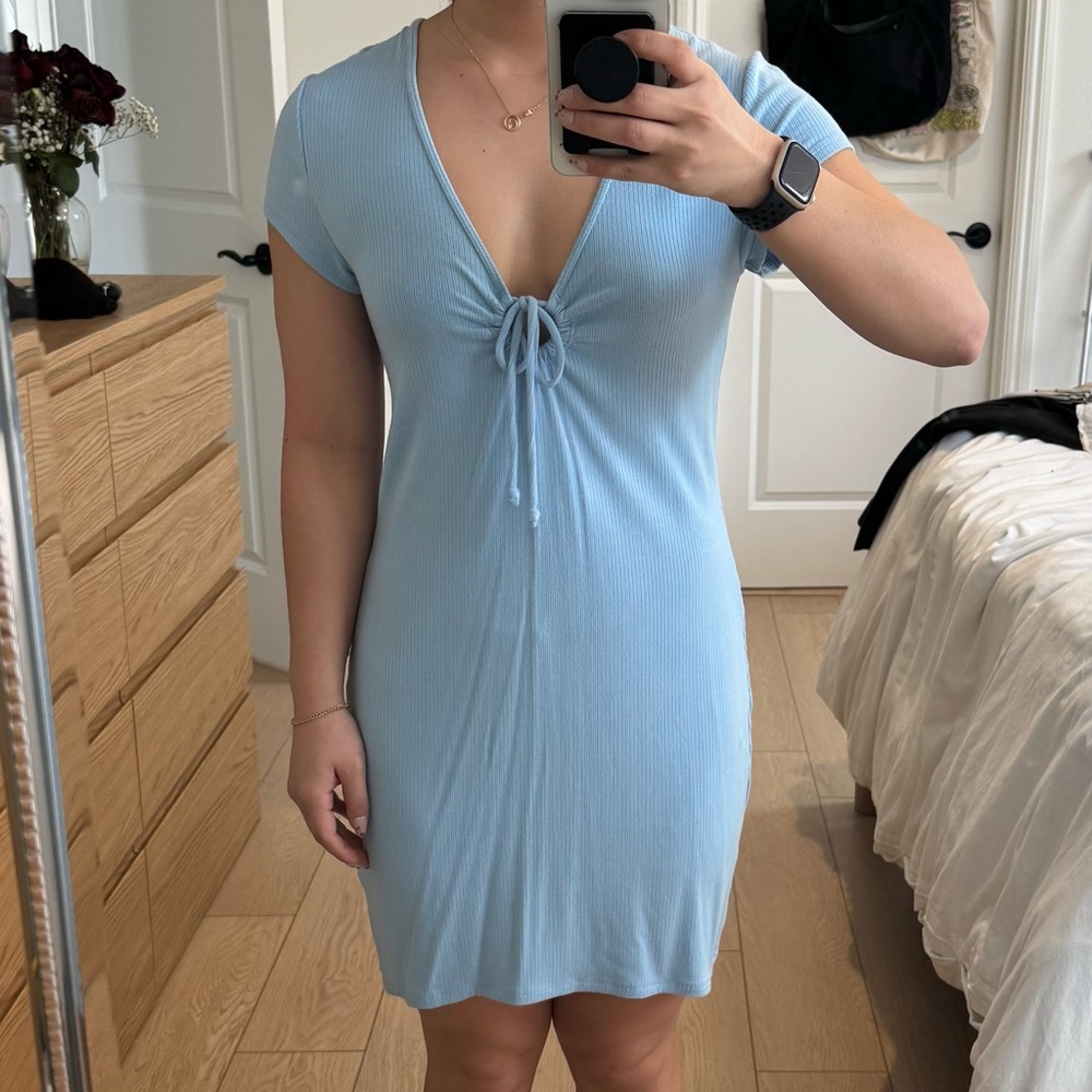 Abercrombie & Fitch Sky Blue Mini Dress